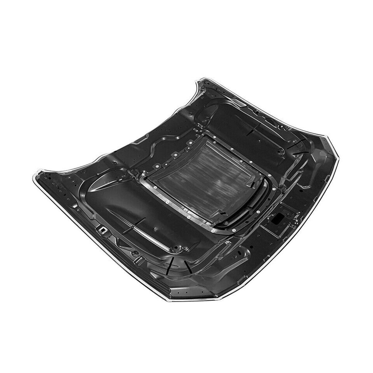 Replacement GT500 HOOD WITH HOOD SCOOP, 2018-2021 Ford Mustang, (Alum)