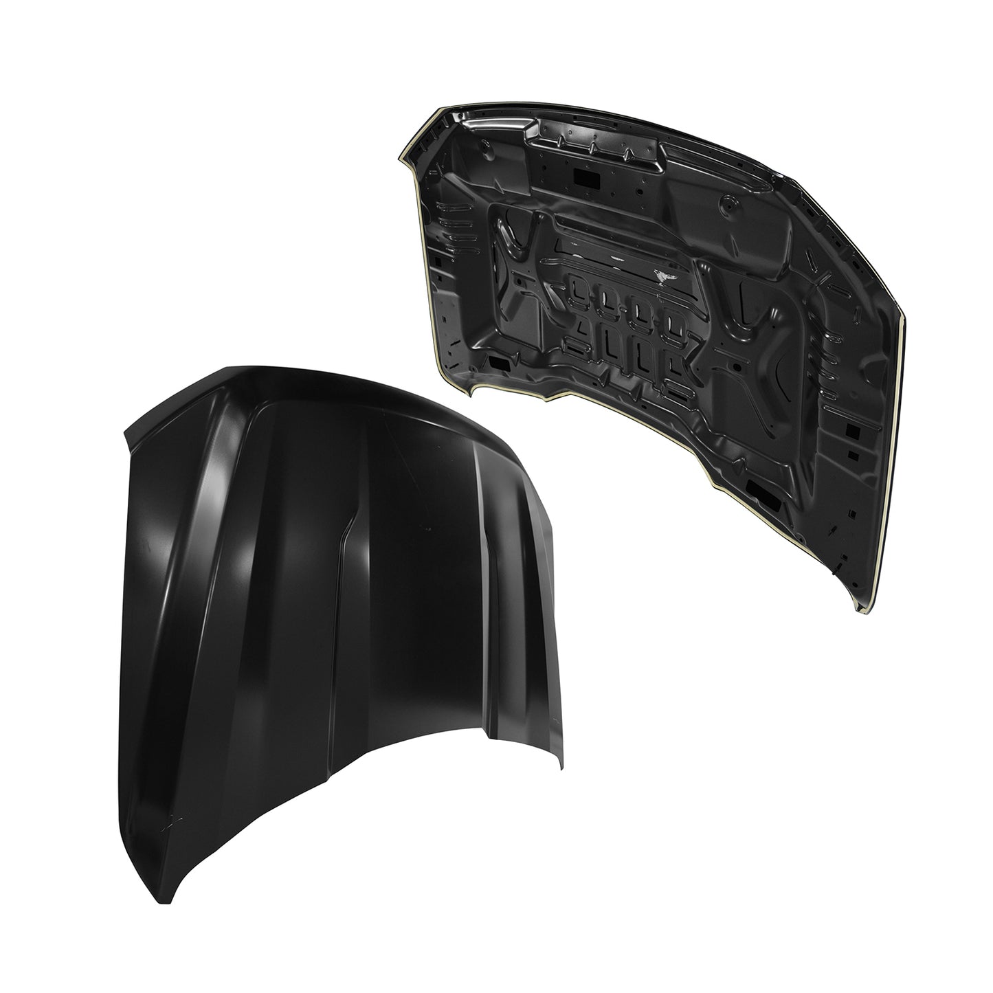 Replacement Hood, 2021-2023 Ford F150, Ml3Z16612D, (ALUM)
