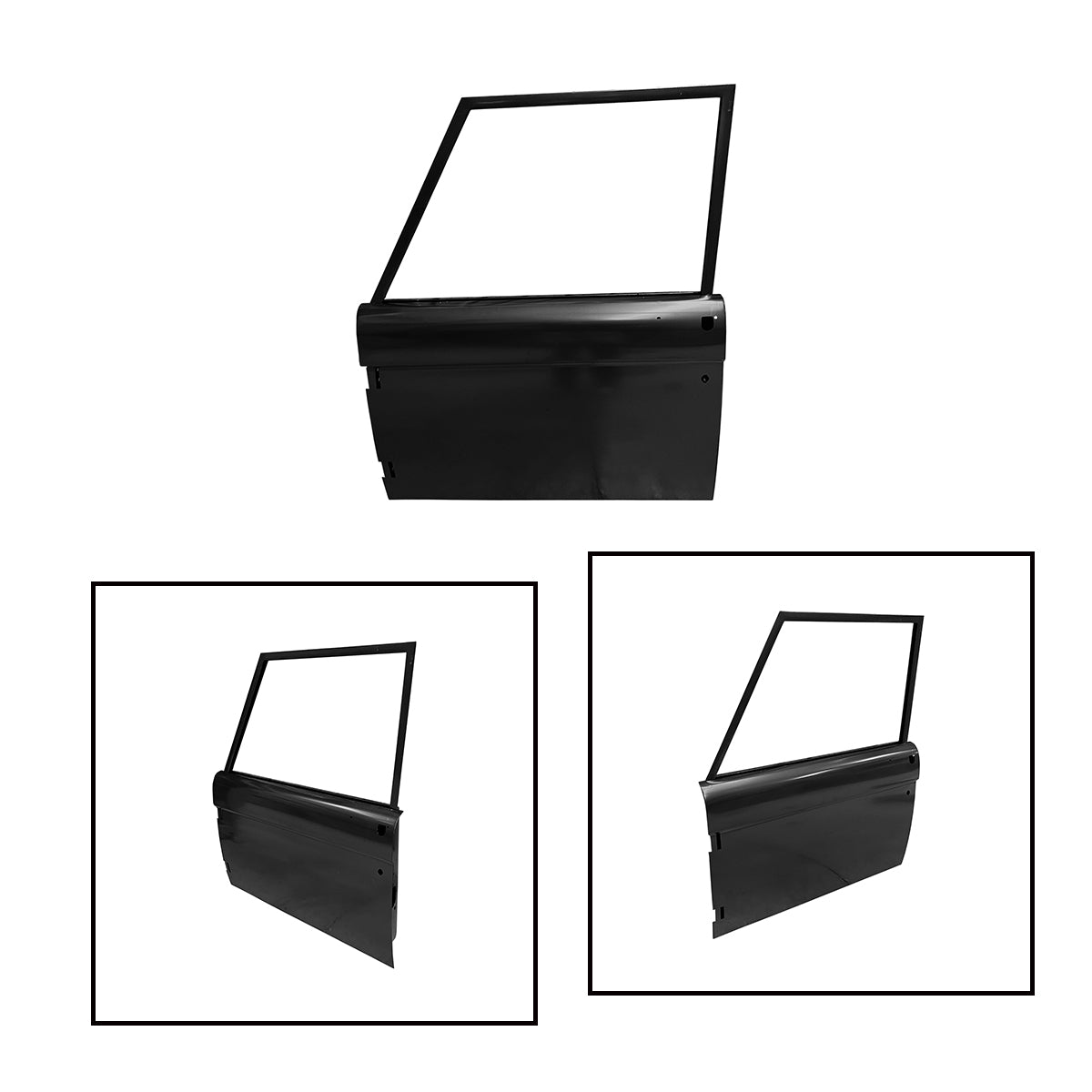 Replacement Front Door,LH, 1966-1977 Ford Bronco, (STEEL)