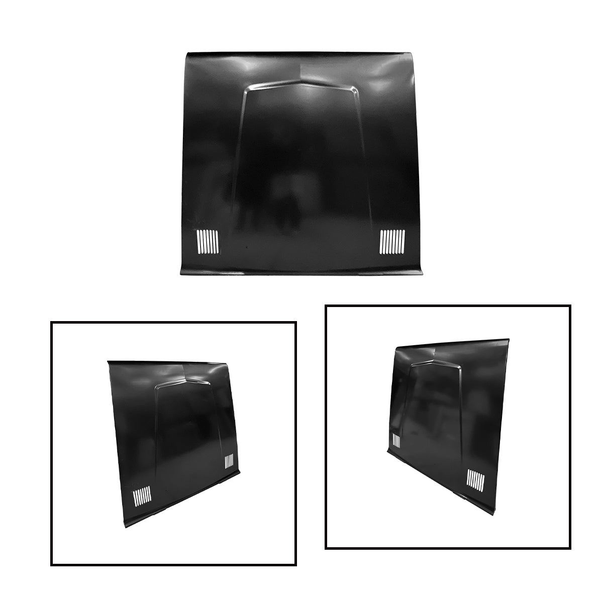 Replacement Hood, 1968-1977 Ford Bronco, (STEEL)