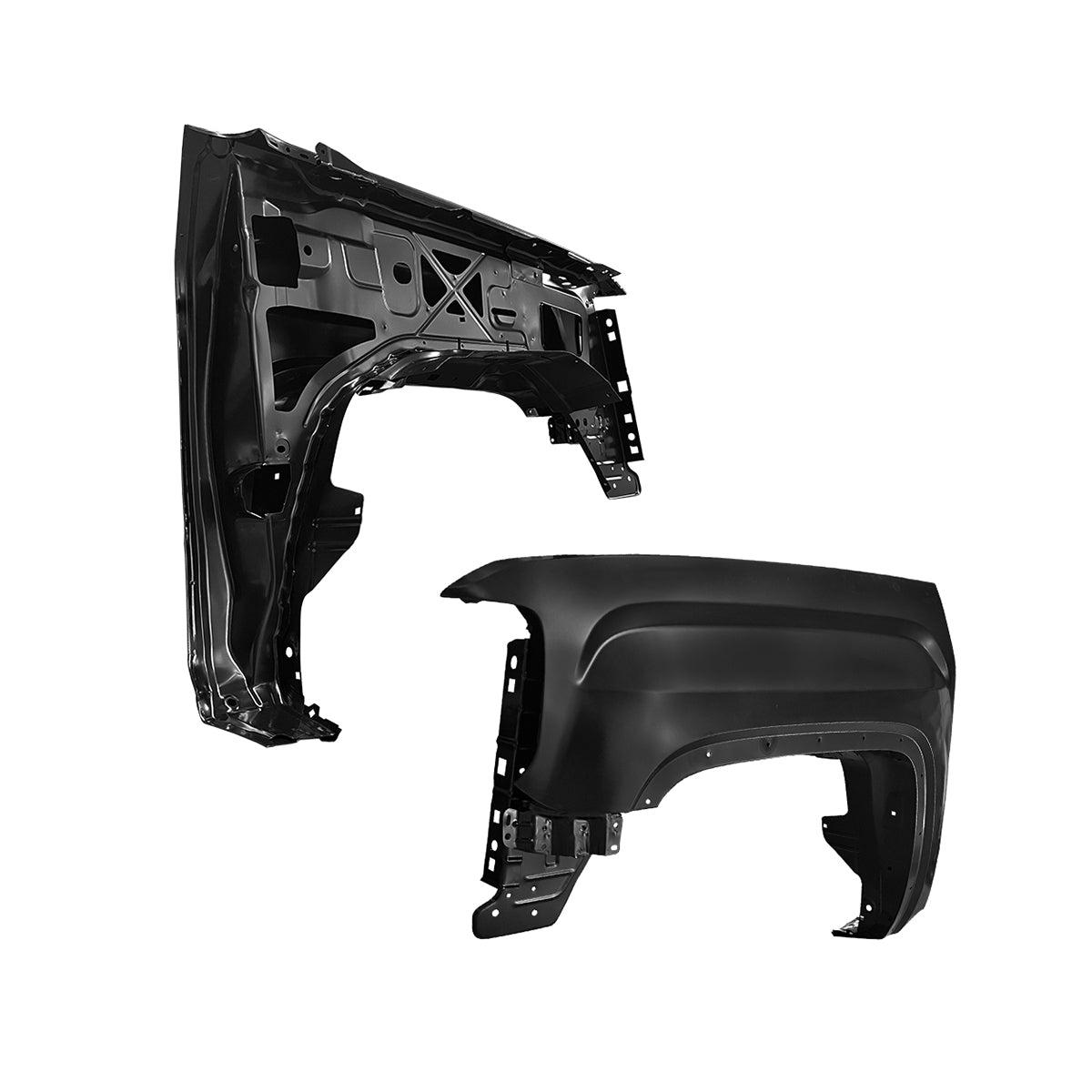Replacement FRONT FENDER, 2014-2018 GMC Sierra 1500, LH23303550, (Steel)