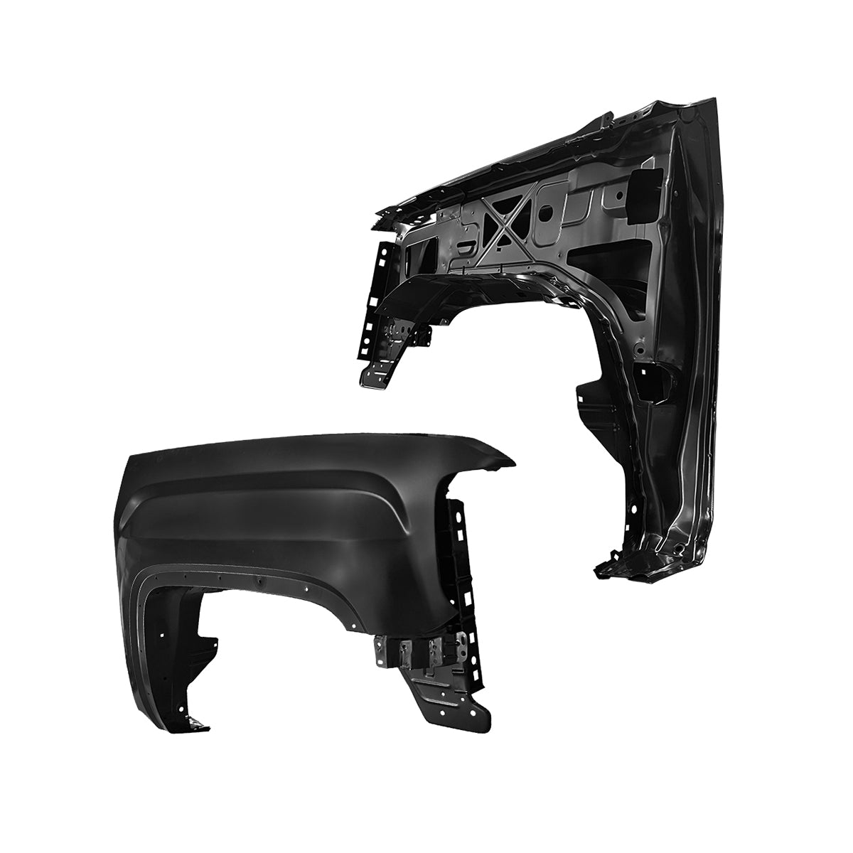 Replacement Front Fender, 2014-2018 Gmc Sierra 1500, RH84214216, (STEEL)