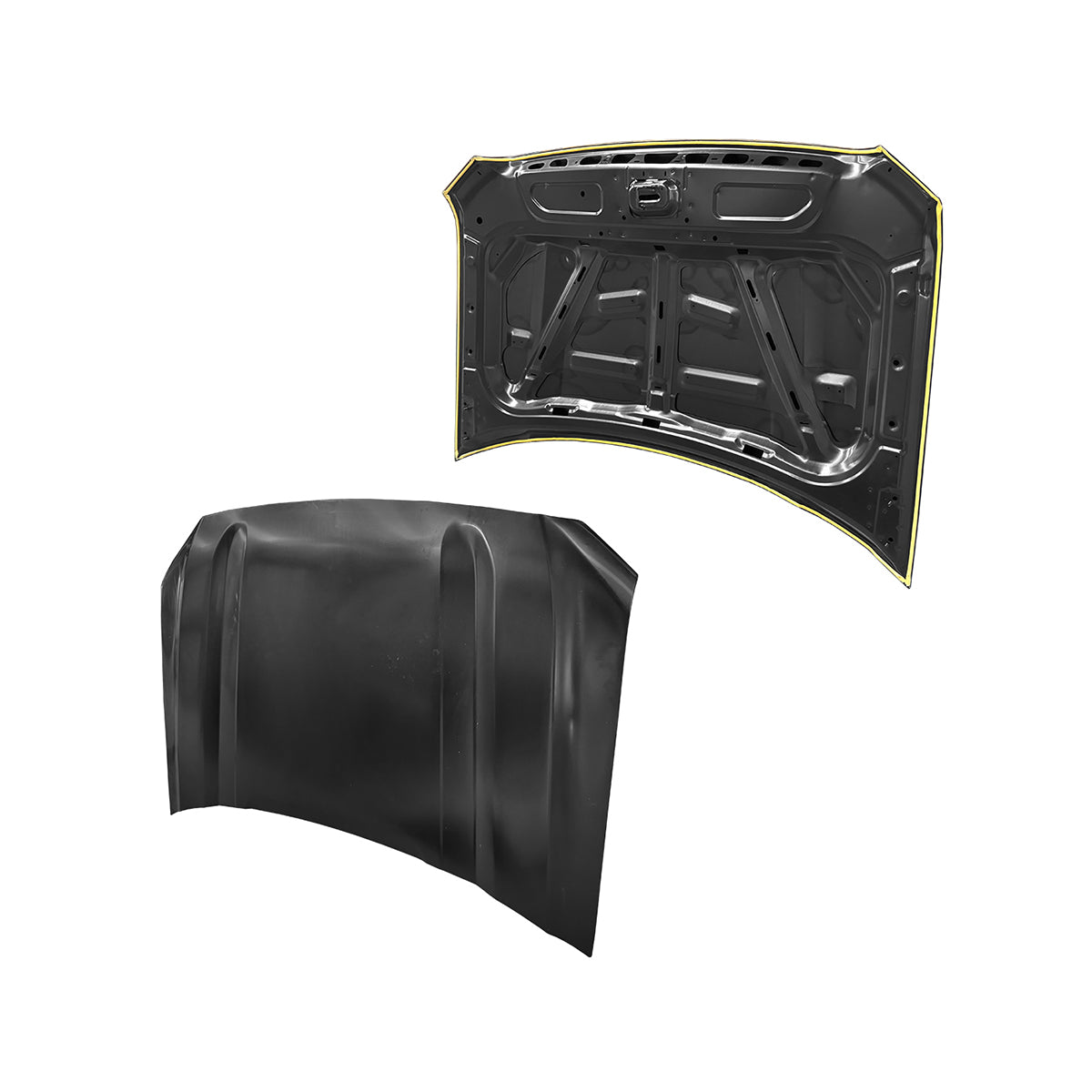 Replacement Hood, 2019-2021 Gmc Sierra 1500, 84610676, (ALUM)