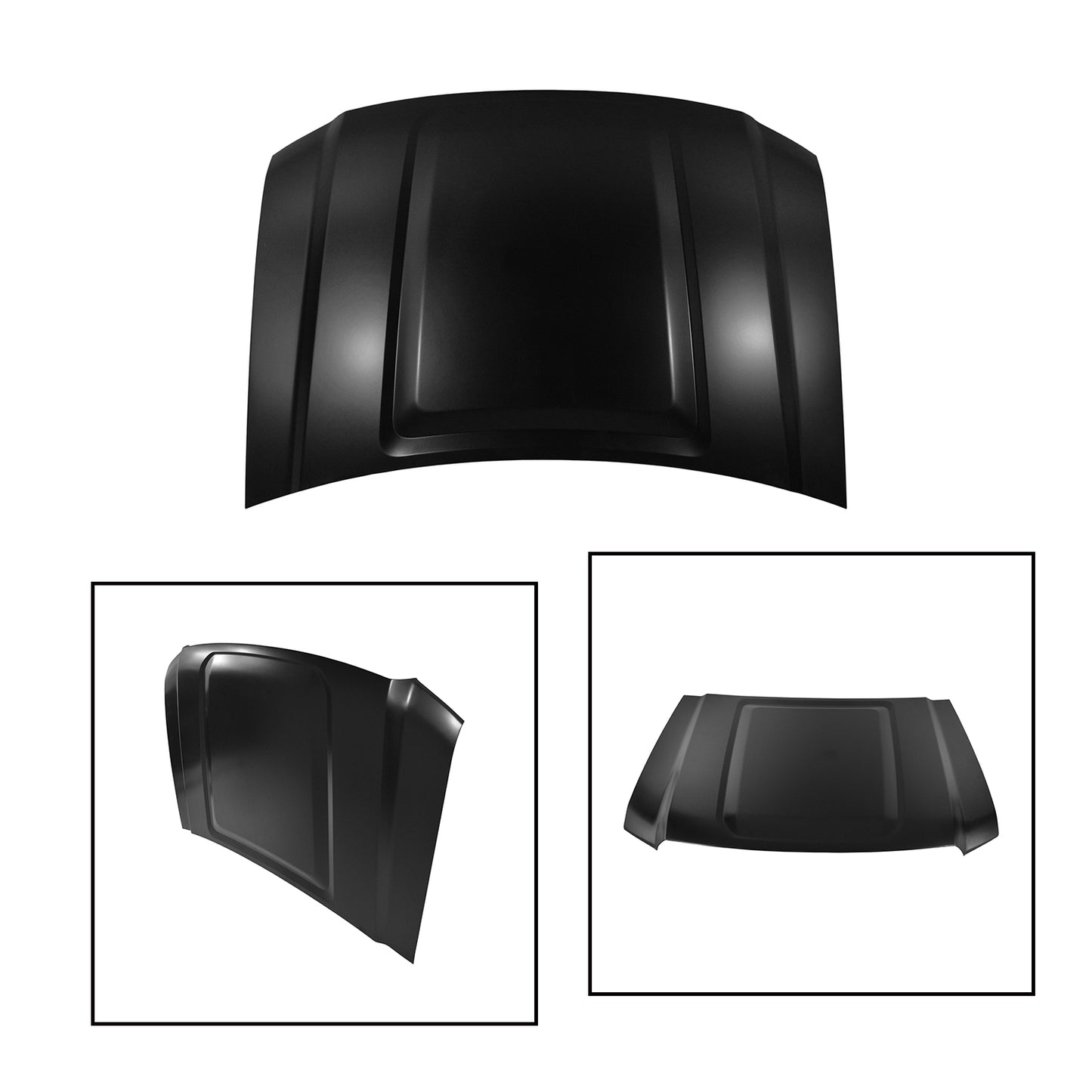 Replacement HOOD, 2015-2019 GMC Sierra 2500/3500, 23469917, (Steel)
