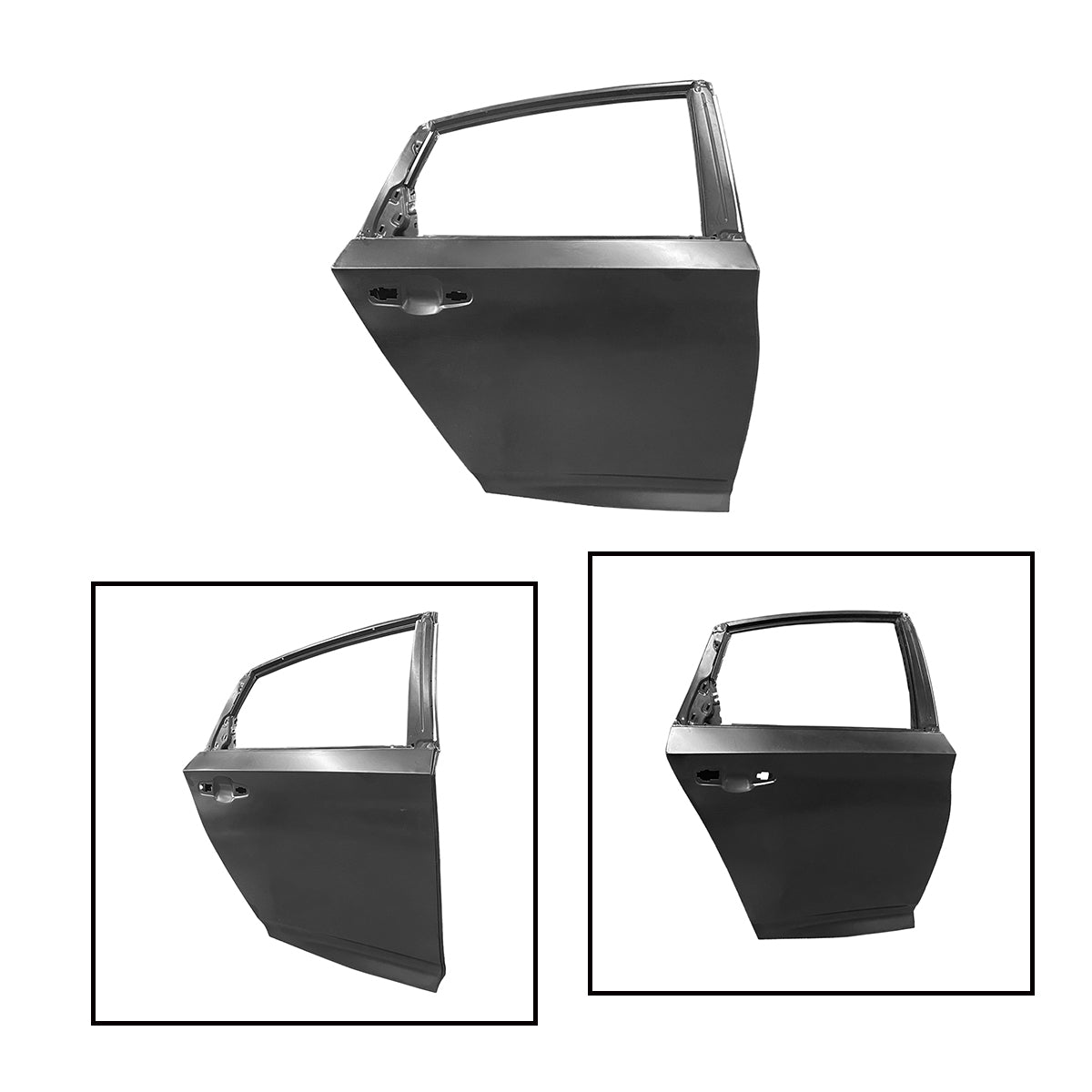Replacement Rear Door, RH, 2018-2022 Honda Accord, (STEEL)
