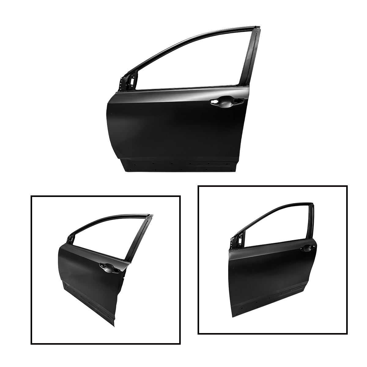 Replacement Front Door, LH, 2017-2021 Honda CR-V, (STEEL)