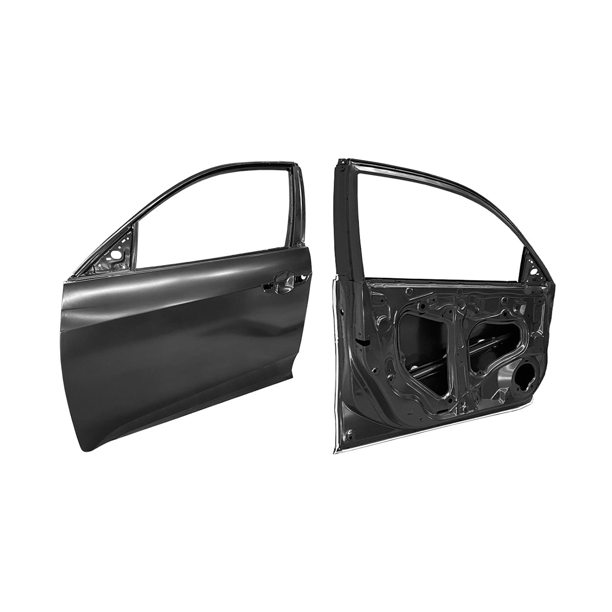 Replacement Front Door, LH, 2016-2021 Honda Civic, (STEEL)