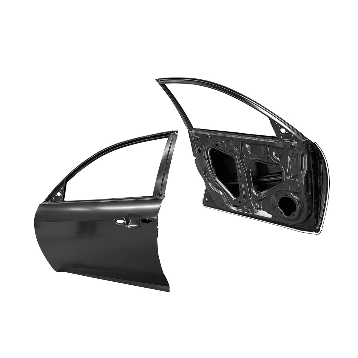 Replacement Front Door, LH, 2016-2021 Honda Civic, (STEEL)