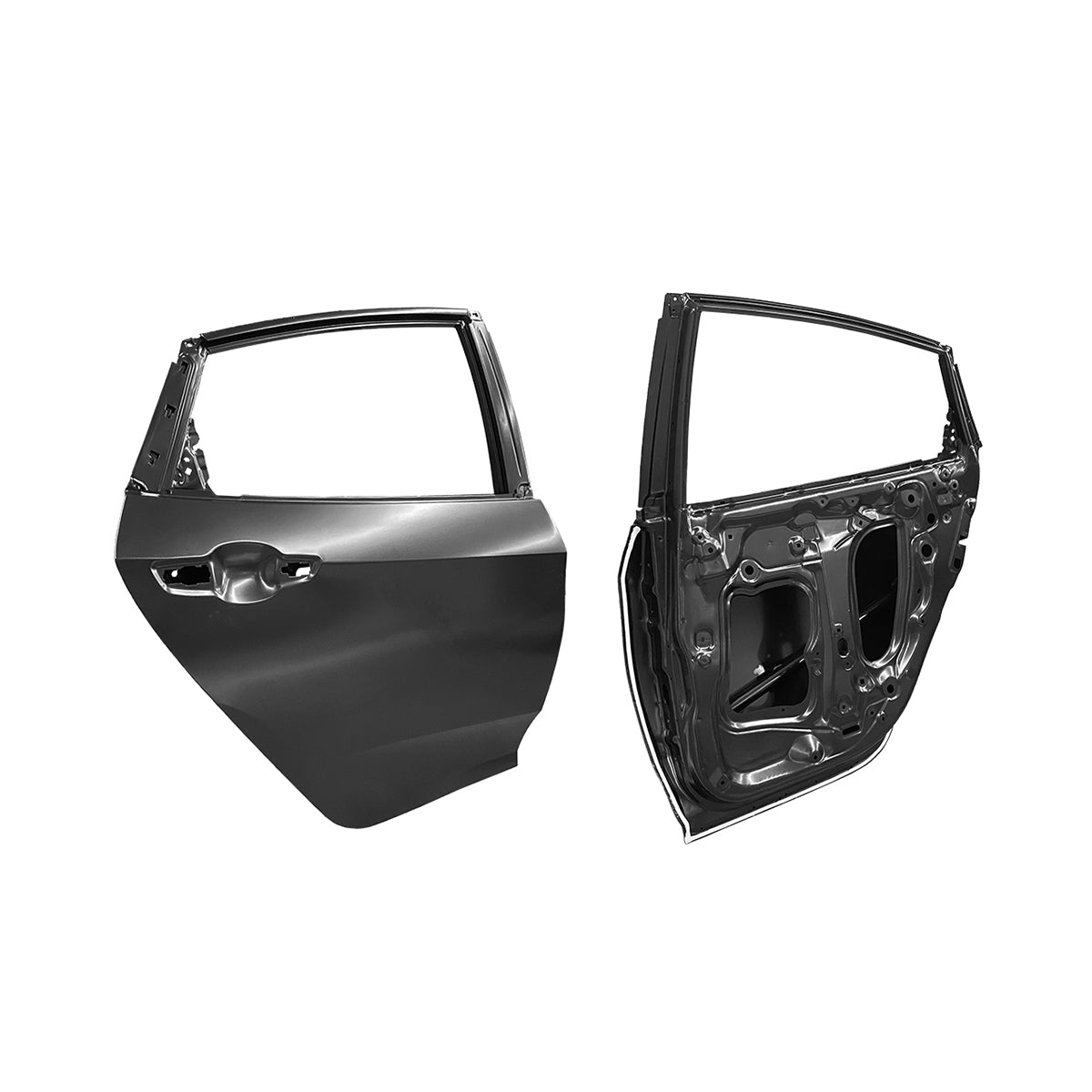Replacement Rear Door, RH, 2016-2021 Honda Civic, (STEEL)