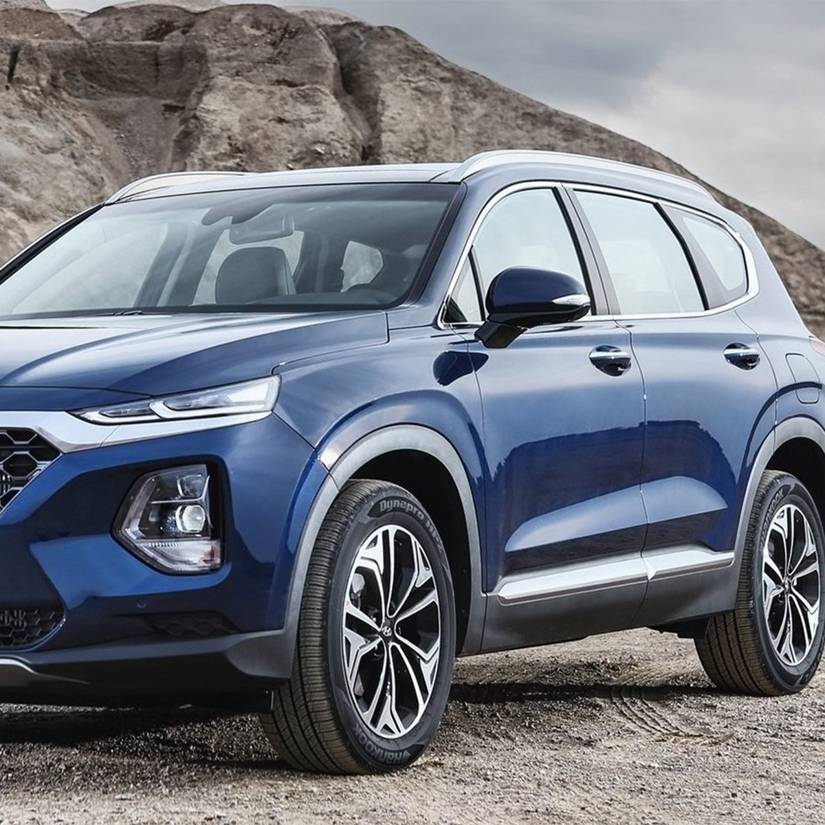 Replacement FRONT DOOR, LH, 2019-2023 Hyundai Santa fe, (Steel)