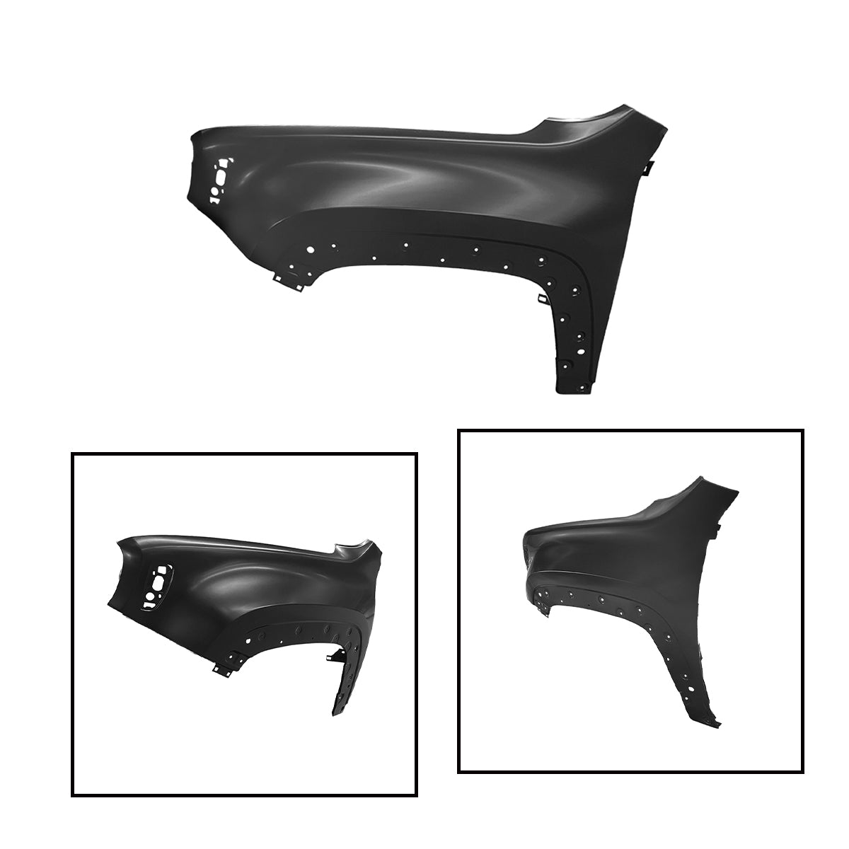 Replacement Front Fender, LH, 2015-2023 Jeep Renegade, 53401170, (STEEL)