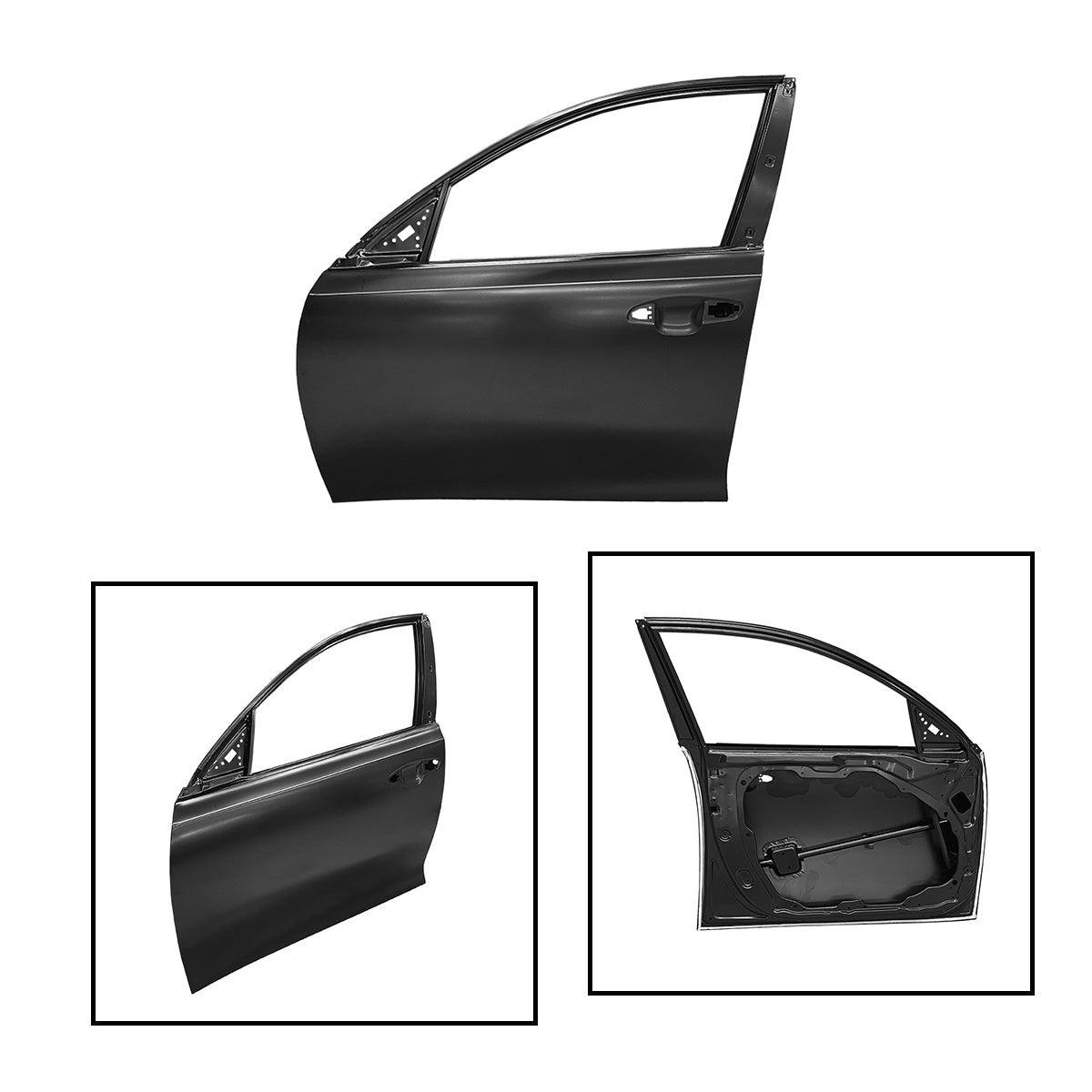 Replacement Front Door, LH, 2016-2019 Kia Optima'16/K5, (STEEL)