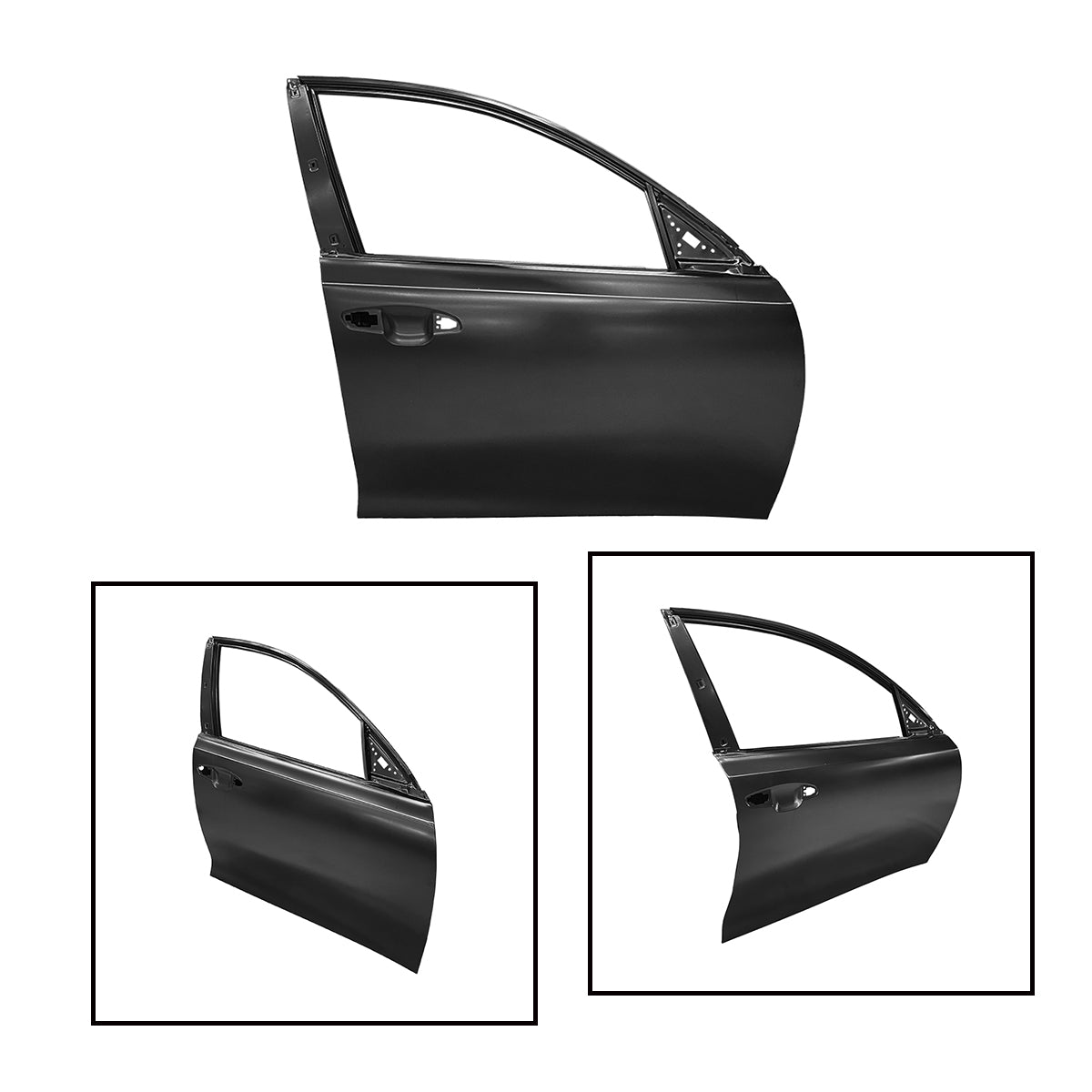 Replacement Front Door, RH, 2016-2019 Kia Optima'16/K5, (STEEL)