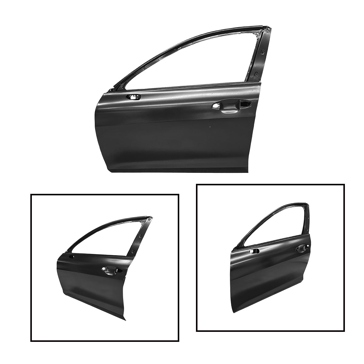 Replacement Front Door, LH, 2020-2023 Kia K5 Optima, (STEEL)