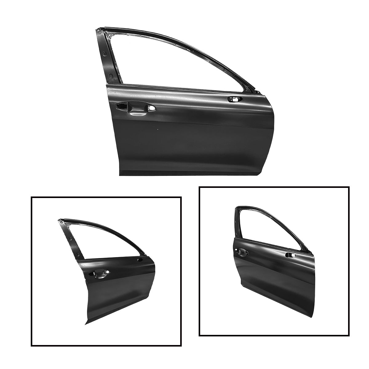 Replacement Front Door, RH, 2020-2023 Kia K5 Optima, (STEEL)