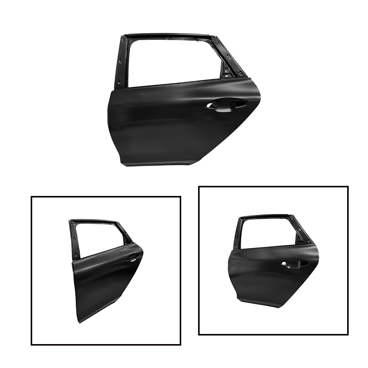 Replacement Rear Door, LH, 2020-2023 Kia K5 Optima, (STEEL)