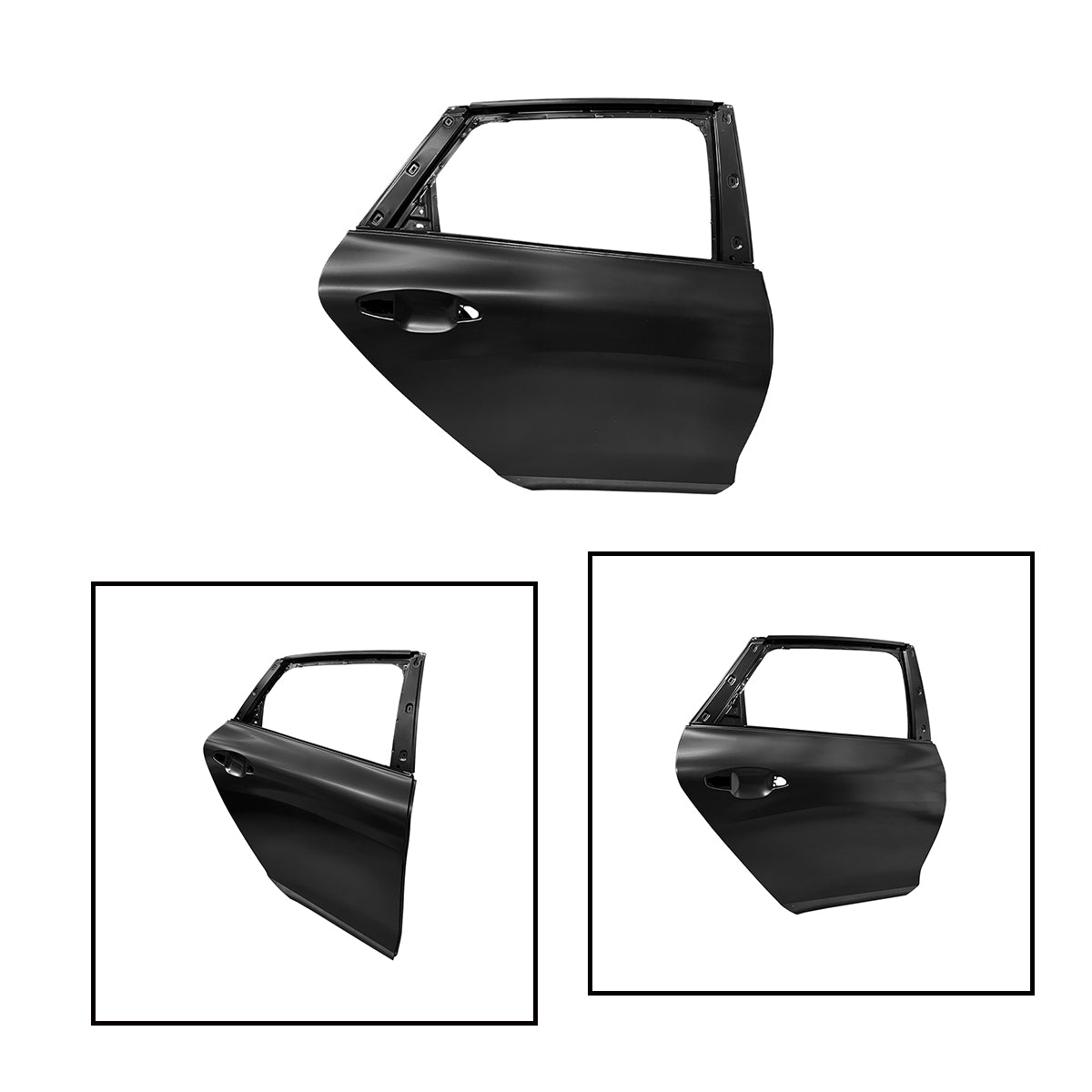 Replacement Rear Door, RH, 2020-2023 Kia K5 Optima,(STEEL)