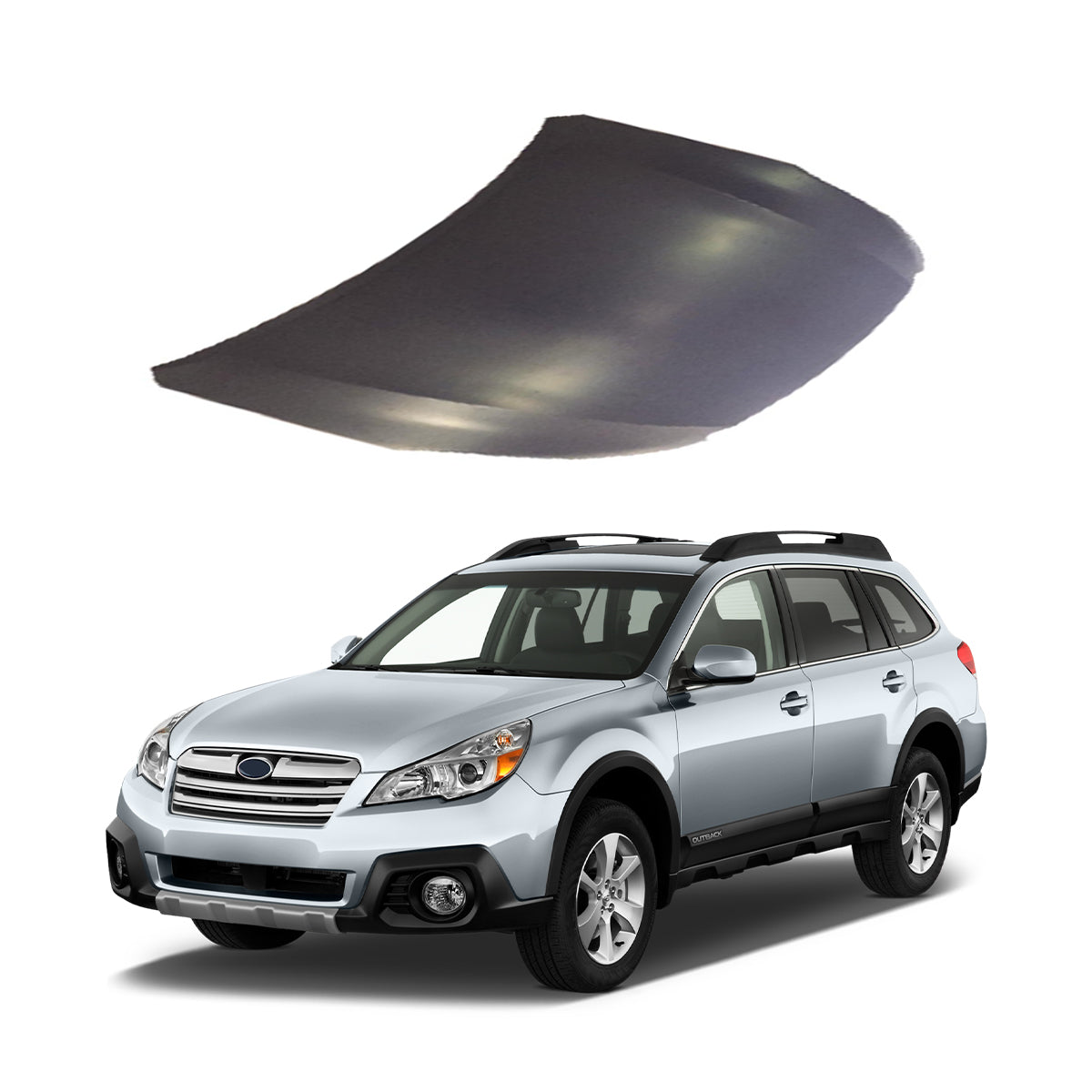 Replacement HOOD, 2010-2014 Subaru Outback, (Steel)