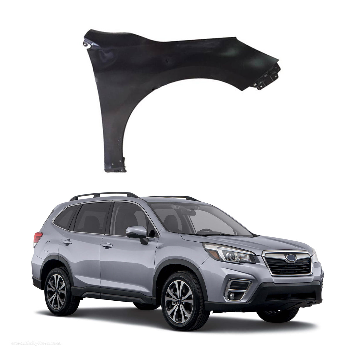 Replacement FRONT FENDER, RH, 2019-2023 Subaru Forester, (Steel)