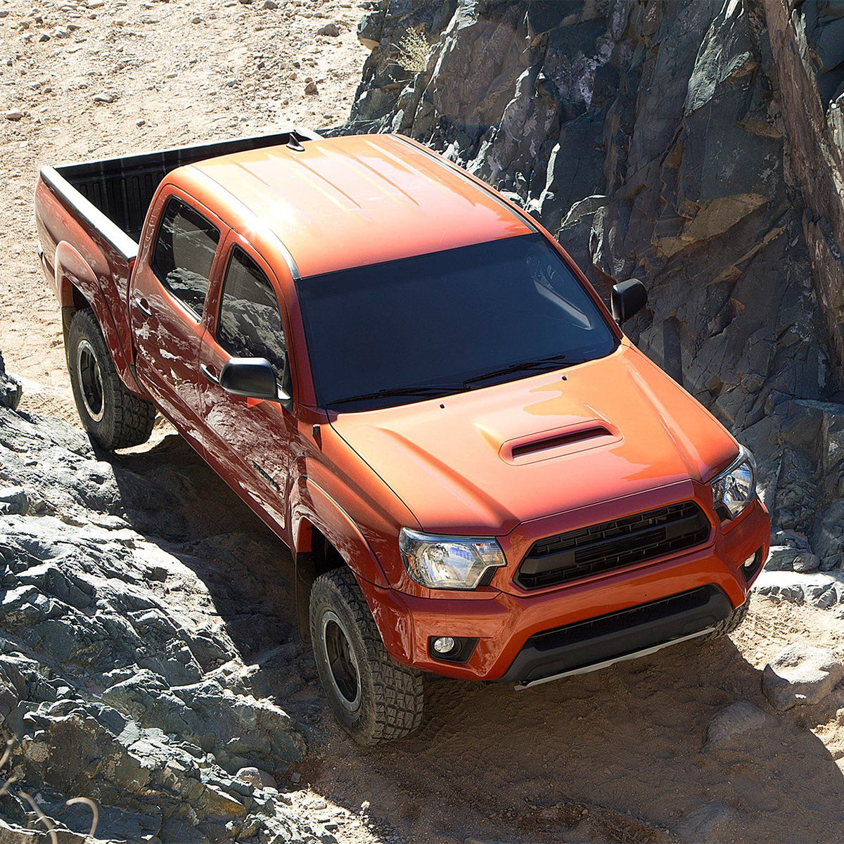 Replacement HOOD (WITH SCOOP), 2012-2023 Toyota Tacoma, (Steel)