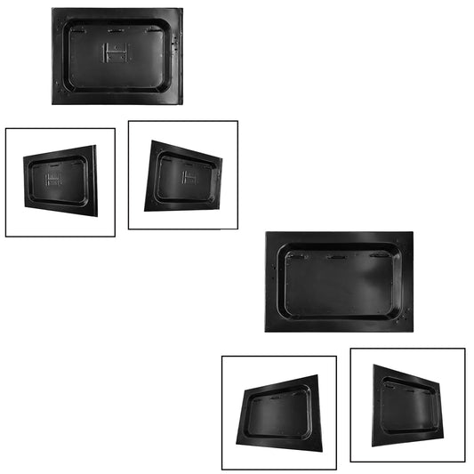 Barn Doors (Tailgate lower) LH and RH, for FJ40 Toyota Land Cruiser with RIGHT hand side spare tire rack, before 1975