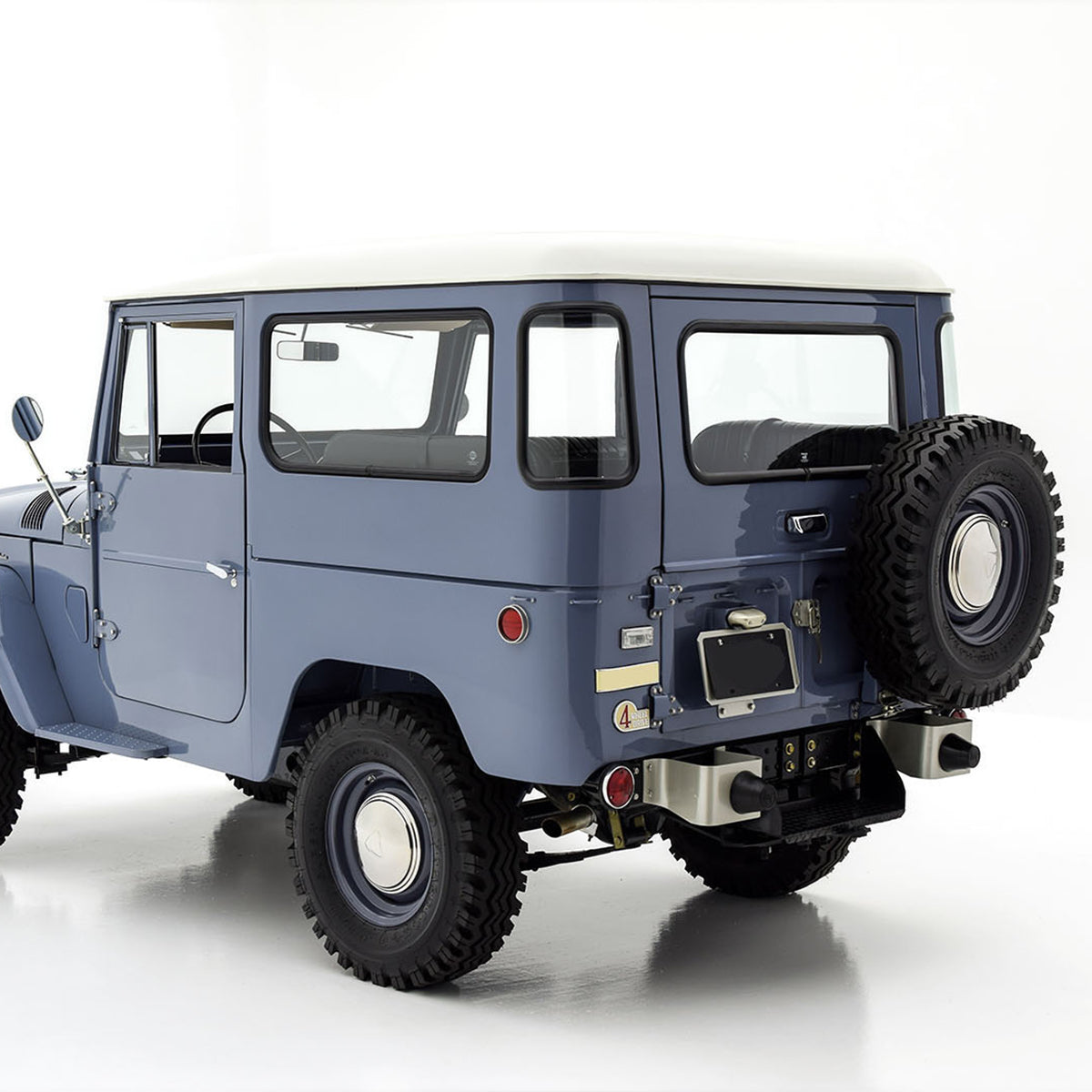 Barn Doors (Tailgate lower) LH and RH, for FJ40 Toyota Land Cruiser with RIGHT hand side spare tire rack, before 1975