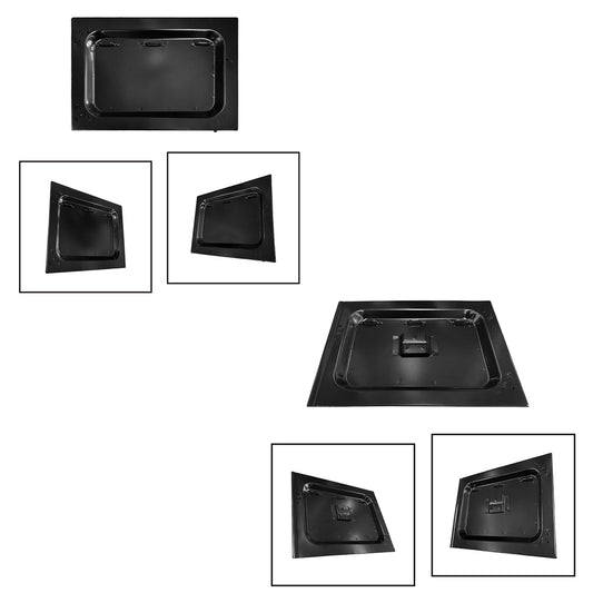 Barn Doors (Tailgate Lower) LH And RH, For FJ40 Toyota Land Cruiser With Left Hand Side Spare Tire Rack, Before 1975