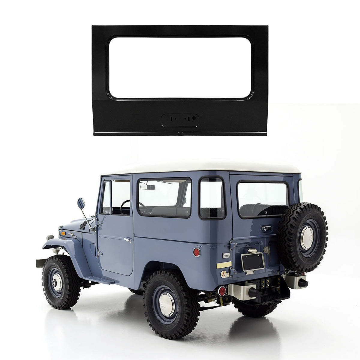 HALF UPPER TAILGATE, for FJ40 Toyota Land Cruiser 1979-1984