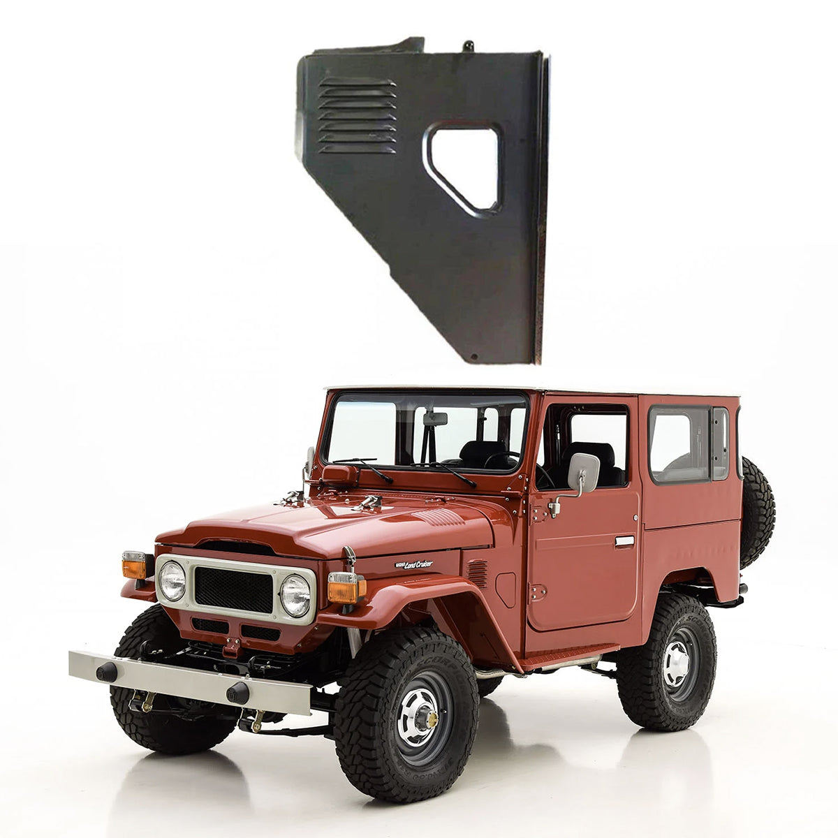 Torpedo Lateral LH, for FJ40, FJ45 Toyota Land Cruiser