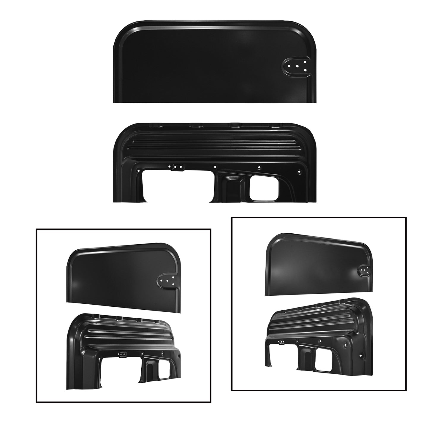 DOOR PATCH SET RH, FOR TOYOTA LAND CRUISER FJ40/FJ45 , (STEEL)