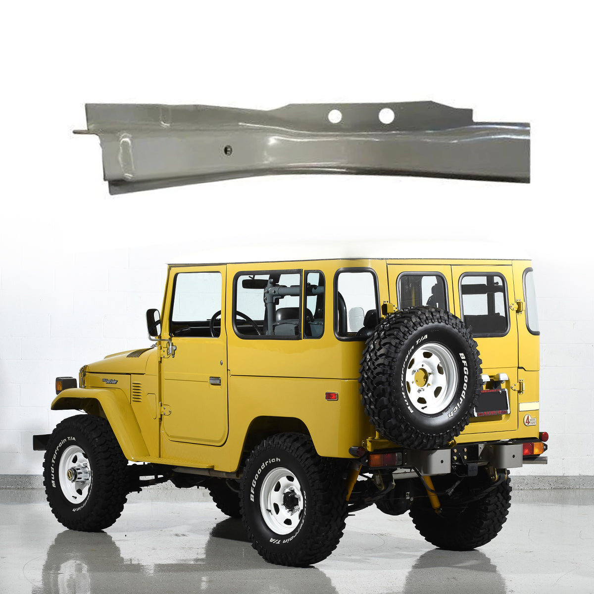 Upper frame of rear side, for FJ40, FJ45 Toyota Land Cruiser, LH