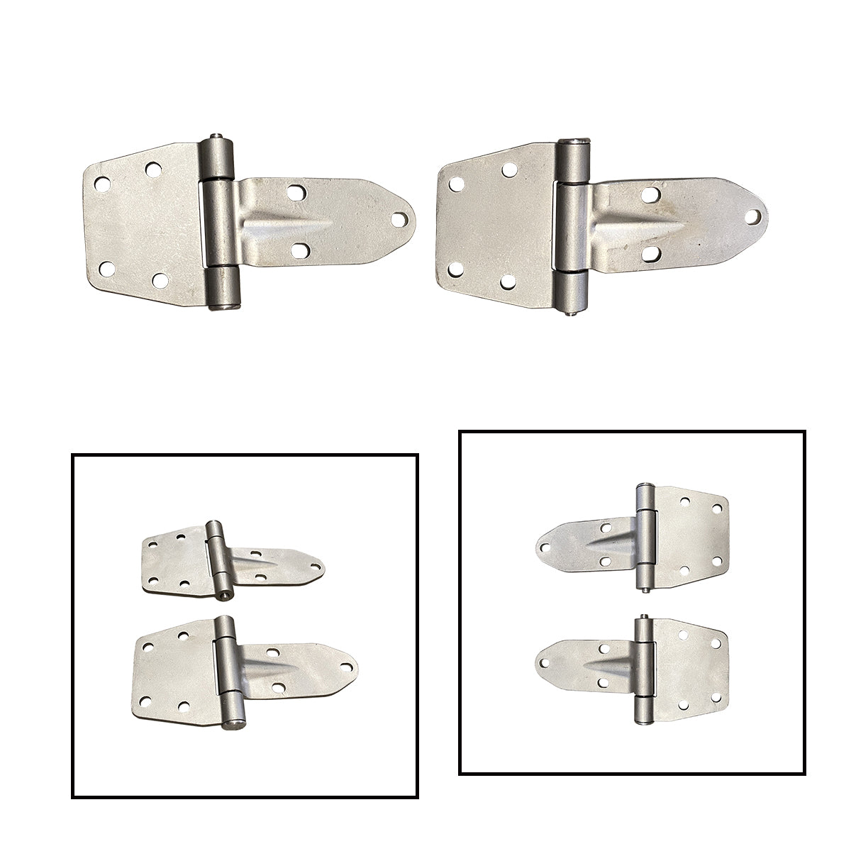 FRONT DOOR HINGES, FOR TOYOTA LAND CRUISER FJ40/FJ45 (STAINLESS STEEL)