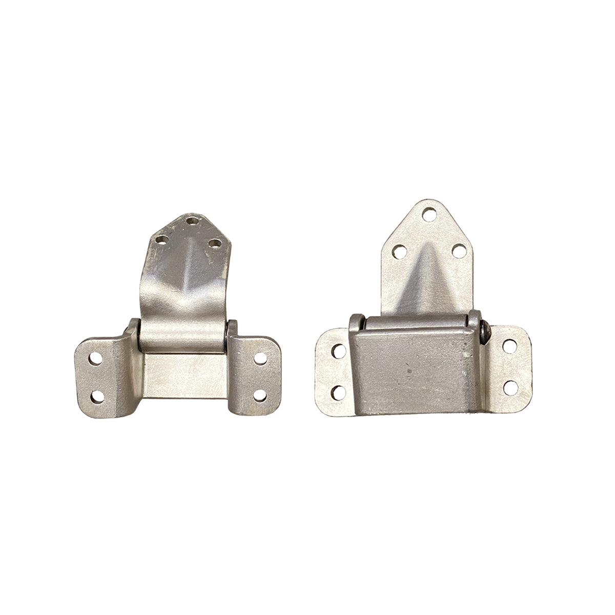 Ambulance Door Upper hinge LH, 1 piece. Stainless Steel, for FJ40 Toyota Land Cruiser