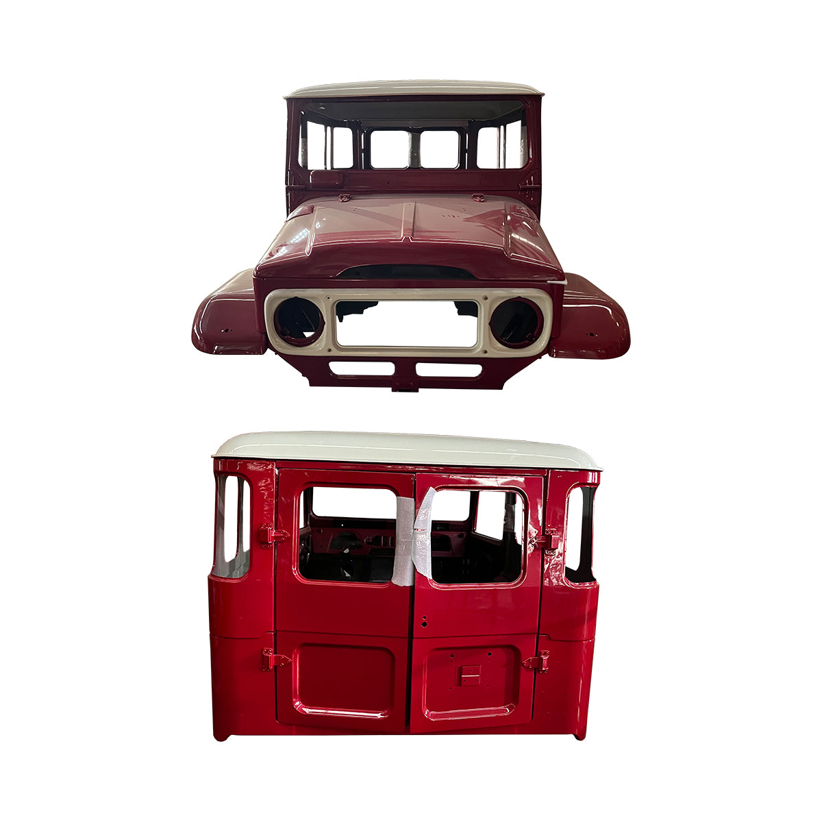 COMPLETE CAB WITH DOORS‚WITH CUSTOM PAINT LH, 1984- FOR TOYOTA FJ43/BJ44, (STEEL)