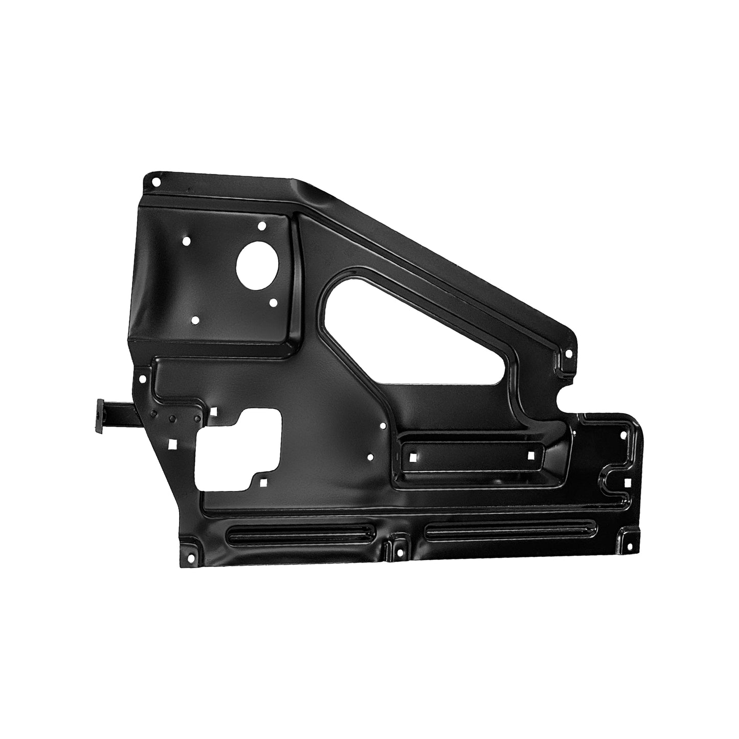 REAR DOOR GLASS REGULATOR PANEL RH, 1998, FOR LAND ROVER DEFENDER 90/110 TDI/TD4, (STEEL)