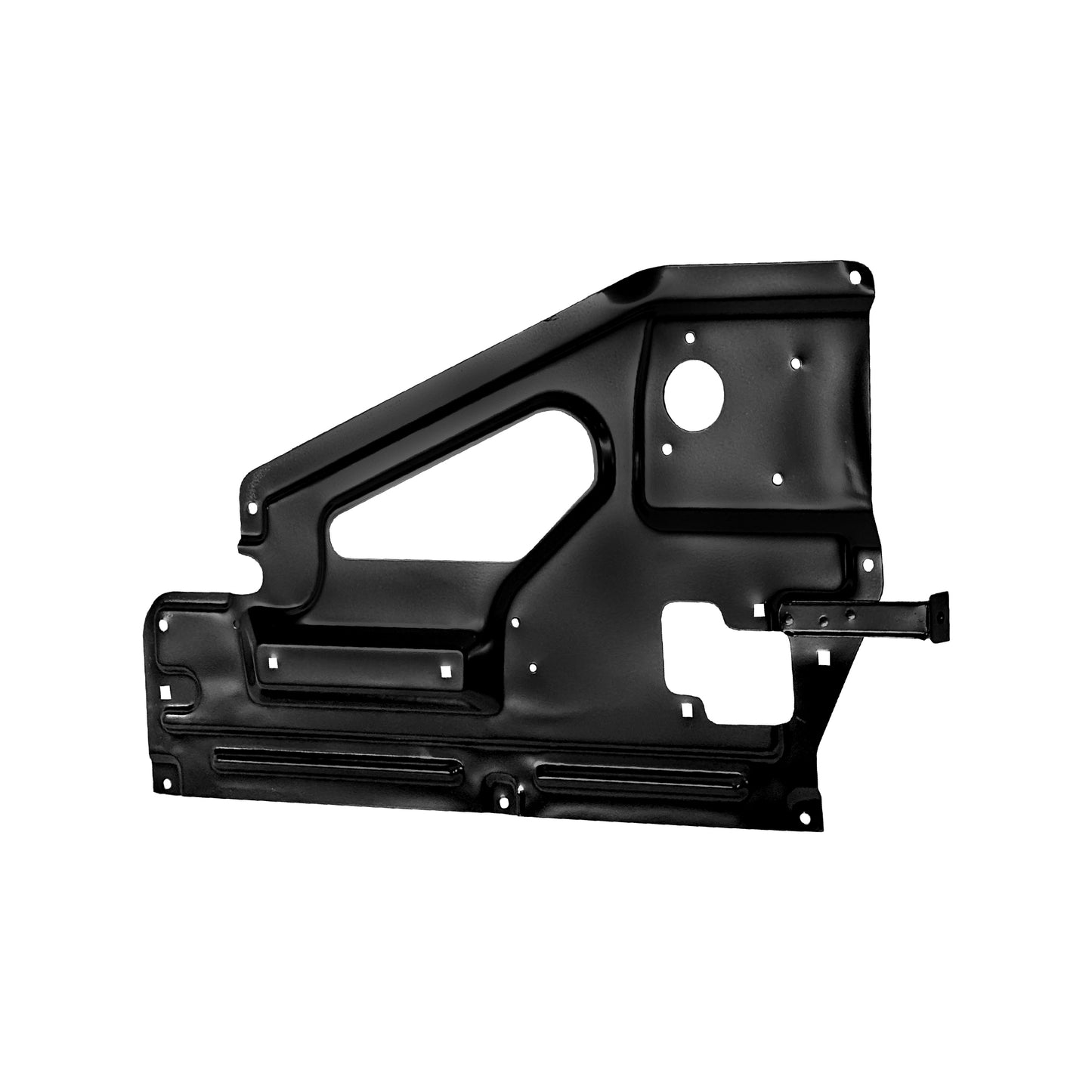 REAR DOOR GLASS REGULATOR PANEL RH, 1998, FOR LAND ROVER DEFENDER 90/110 TDI/TD4, (STEEL)