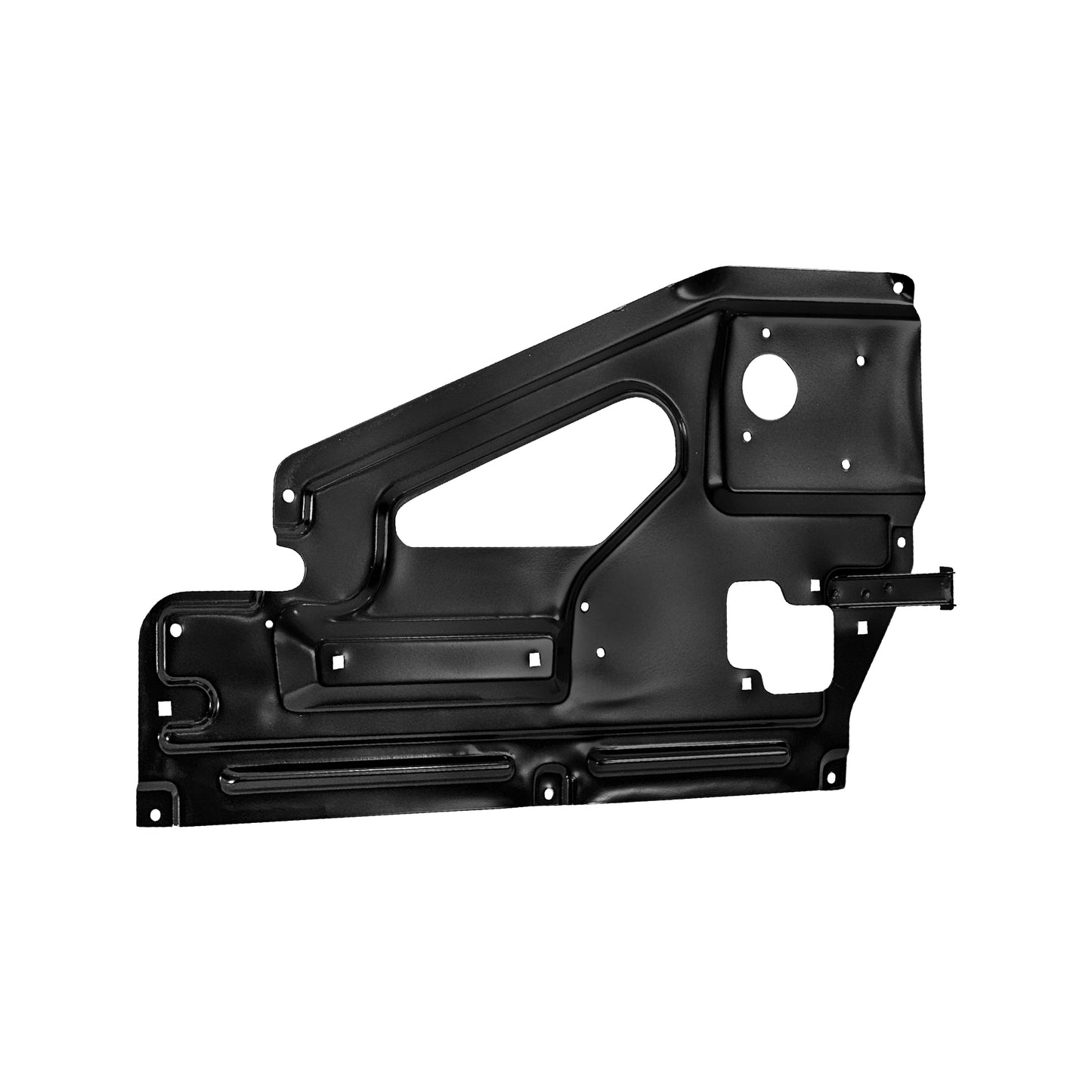 REAR DOOR GLASS REGULATOR PANEL RH, 1998, FOR LAND ROVER DEFENDER 90/110 TDI/TD4, (STEEL)