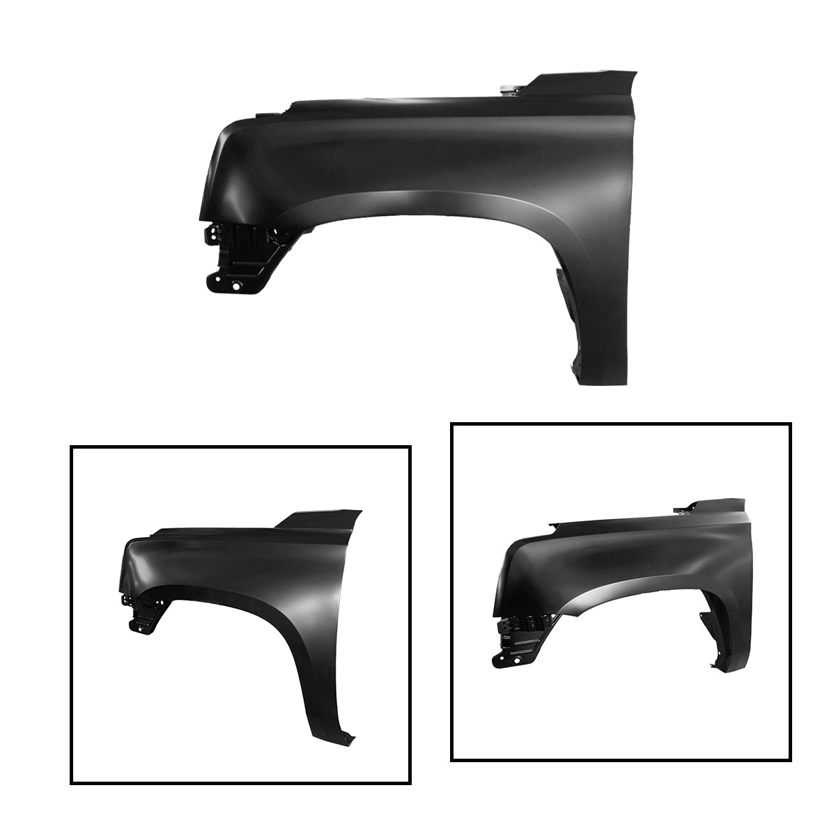 Replacement Front Fender, LH, 2015-2020 Gmc Yukon, 84216911, (STEEL)