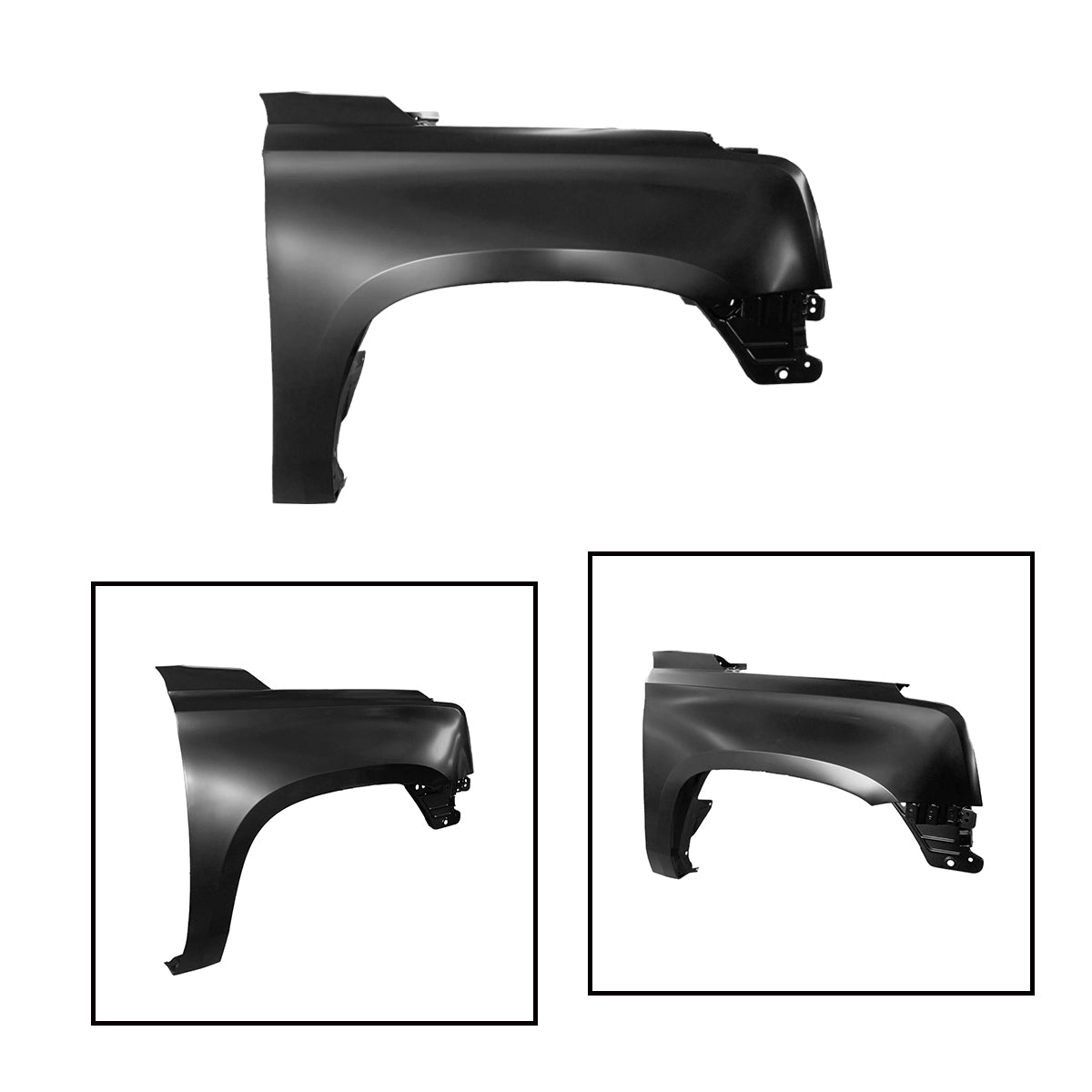 Replacement Front Fender, RH, 2015-2020 Gmc Yukon, 84216912, (STEEL)