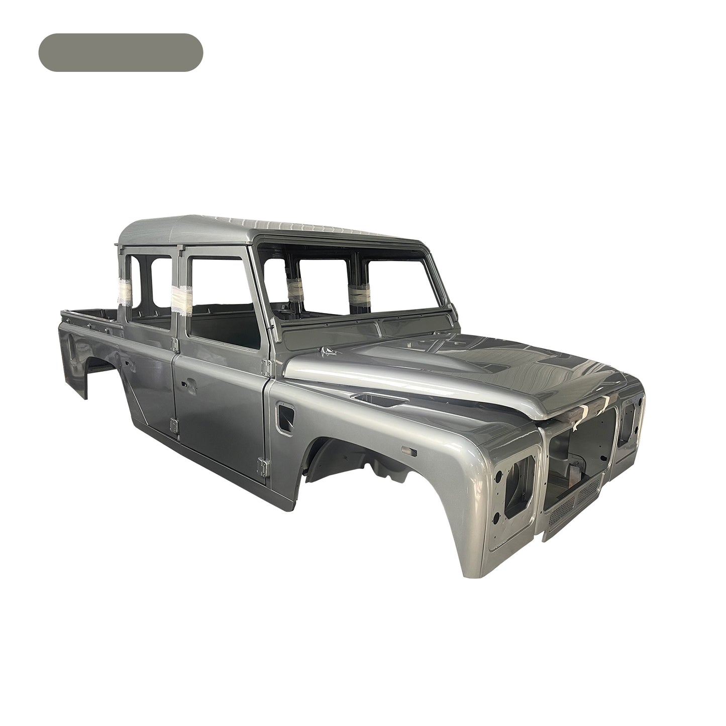 Complete Cab With Doors, With Primer, For Land Rover Defender 110 Pickup Pre-Order Only