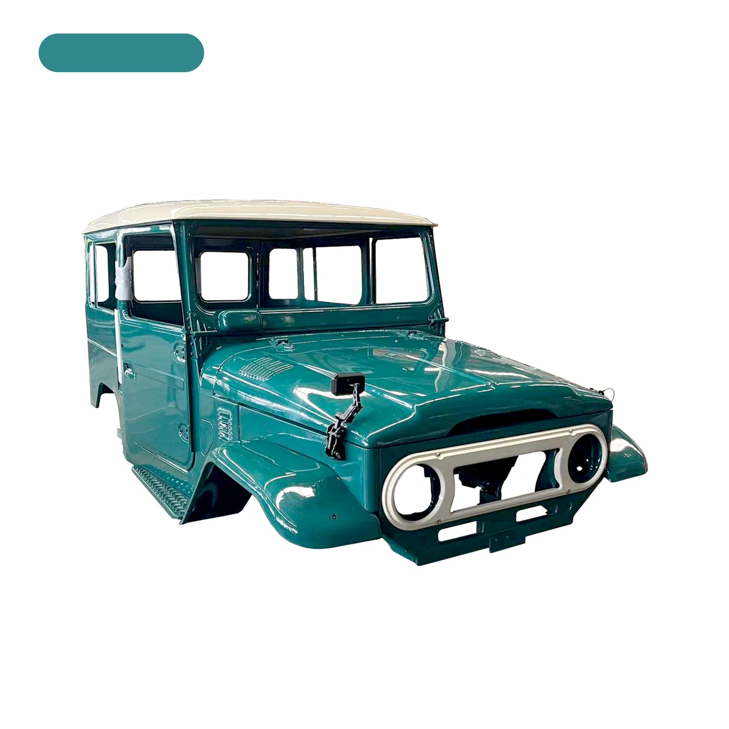 COMPLETE CAB WITH DOORS‚WITH CUSTOM PAINT LHD, FOR TOYOTA LAND CRUISER FJ40 1968 (STEEL)