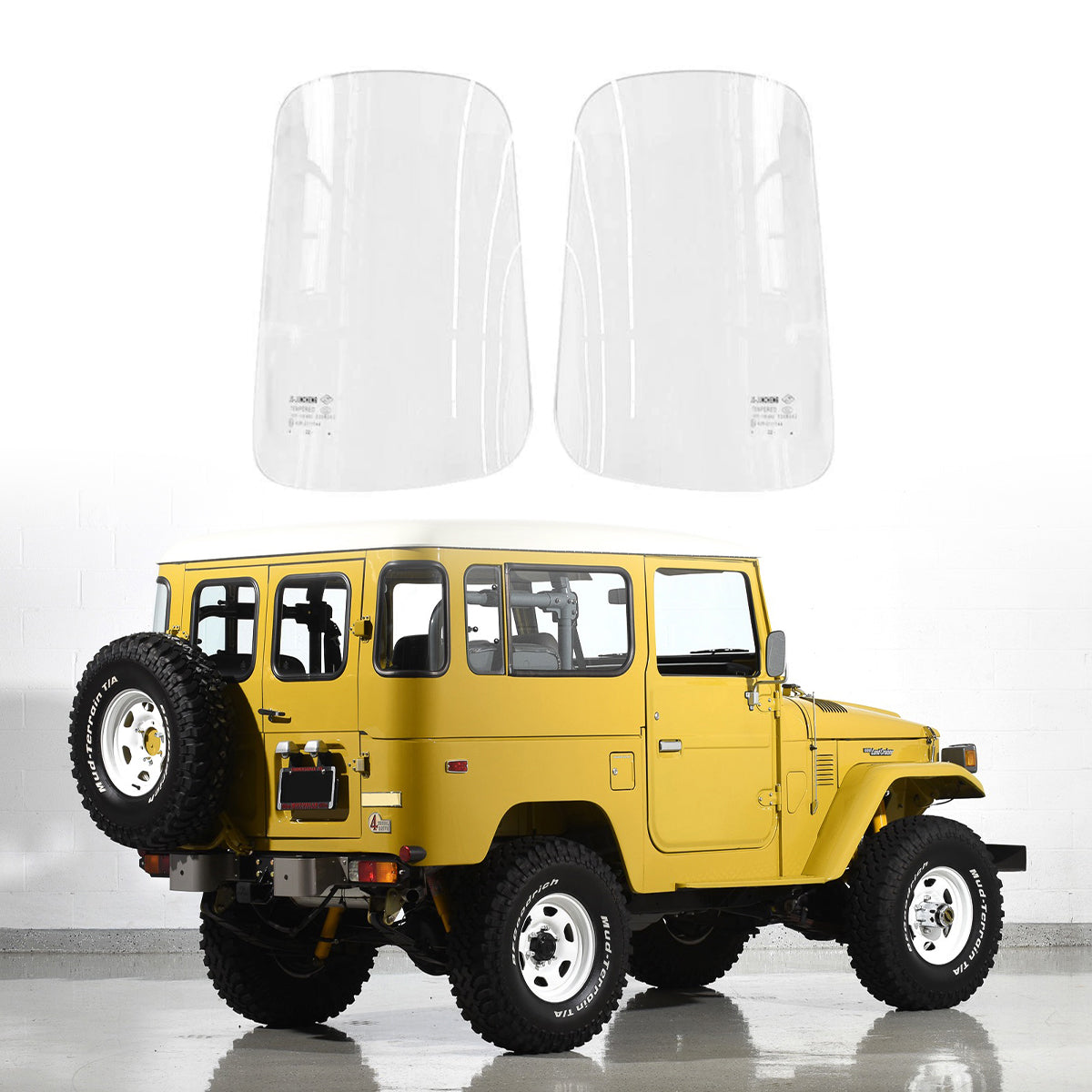 Corner Window Glass RH, for FJ40 Toyota Land Cruiser – Topnault Classic ...