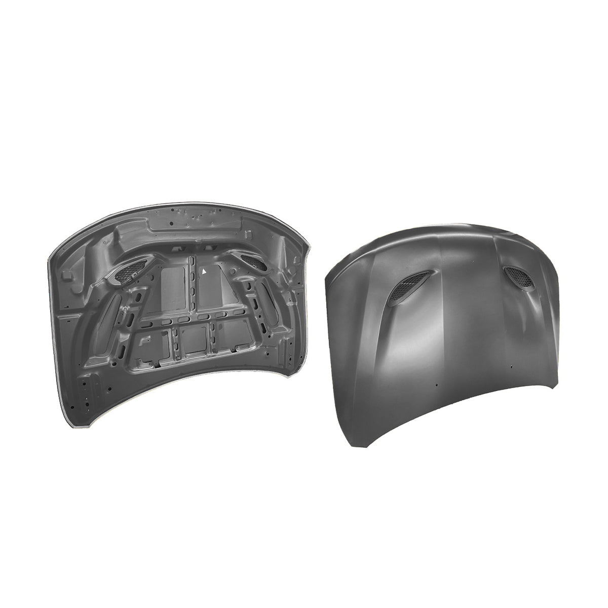 Replacement SRT Style Heat Extration Hood, 2021-2023 Jeep Grand Cherokee, 68040264AF, (Alum)