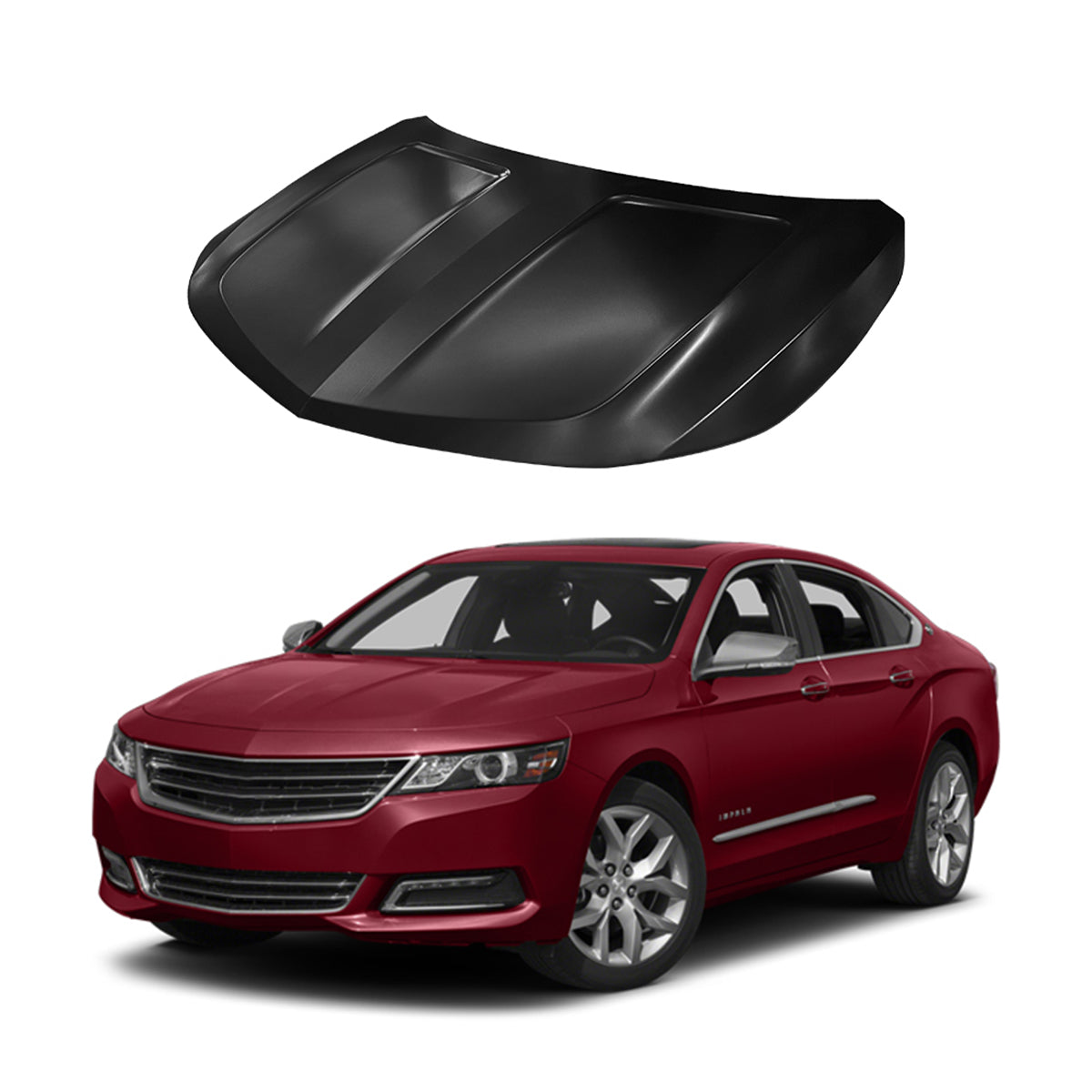 Replacement HOOD, 2014-2020 Chevrolet Impala, 84380741, 23366485, (Alum)