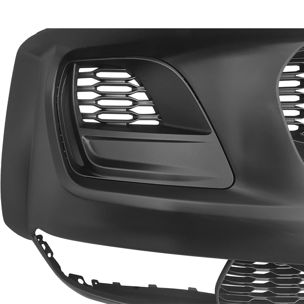 Replacement FRONT BUMPER, 2015-2021 Dodge Charger, (Plastic)
