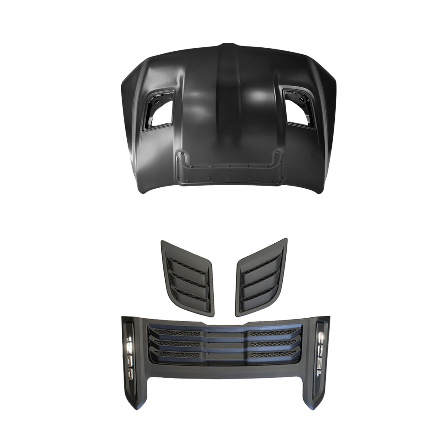 Replacement Hood, Base, 2019-2023 Ram 1500 Rebel(With Vents), (ALUM)