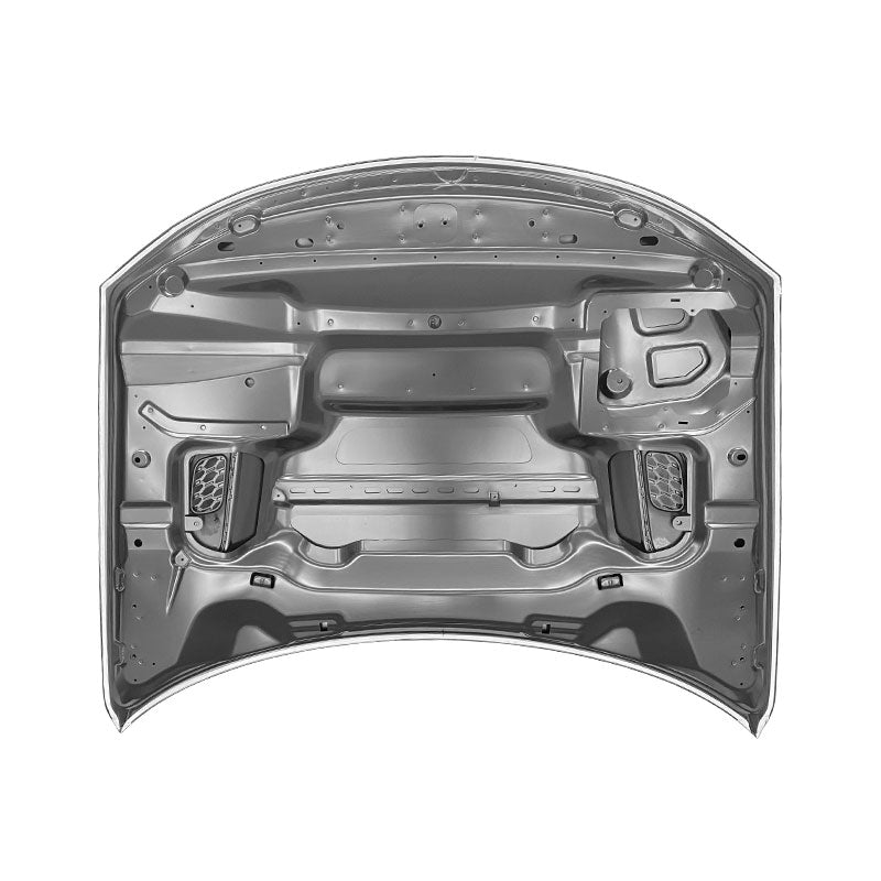 Replacement HOOD FOR REDEYE, W. 3 SCOOPS, 2021-2023 Dodge Charger, (Alum)