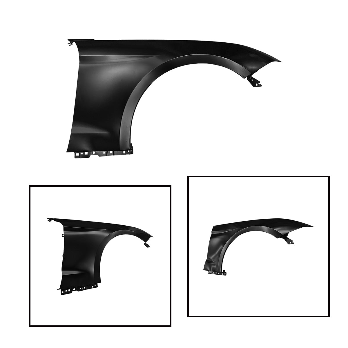 Replacement Front Fender, RH, 2018-2022 Ford Mustang, (STEEL)