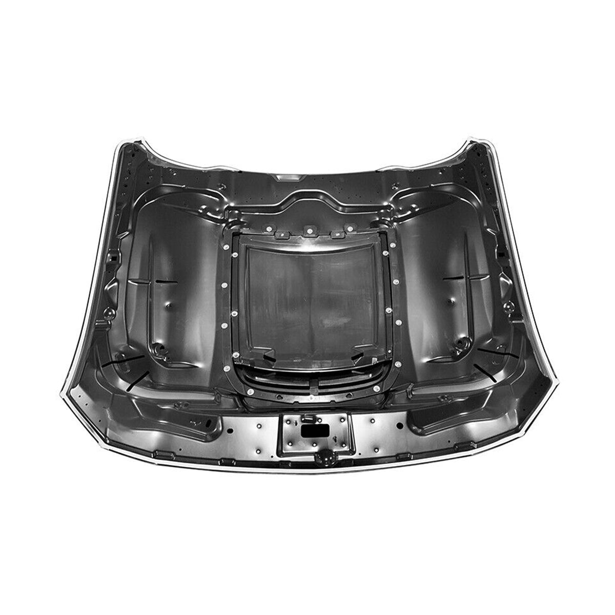Replacement GT500 HOOD WITH HOOD SCOOP, 2018-2021 Ford Mustang, (Alum)