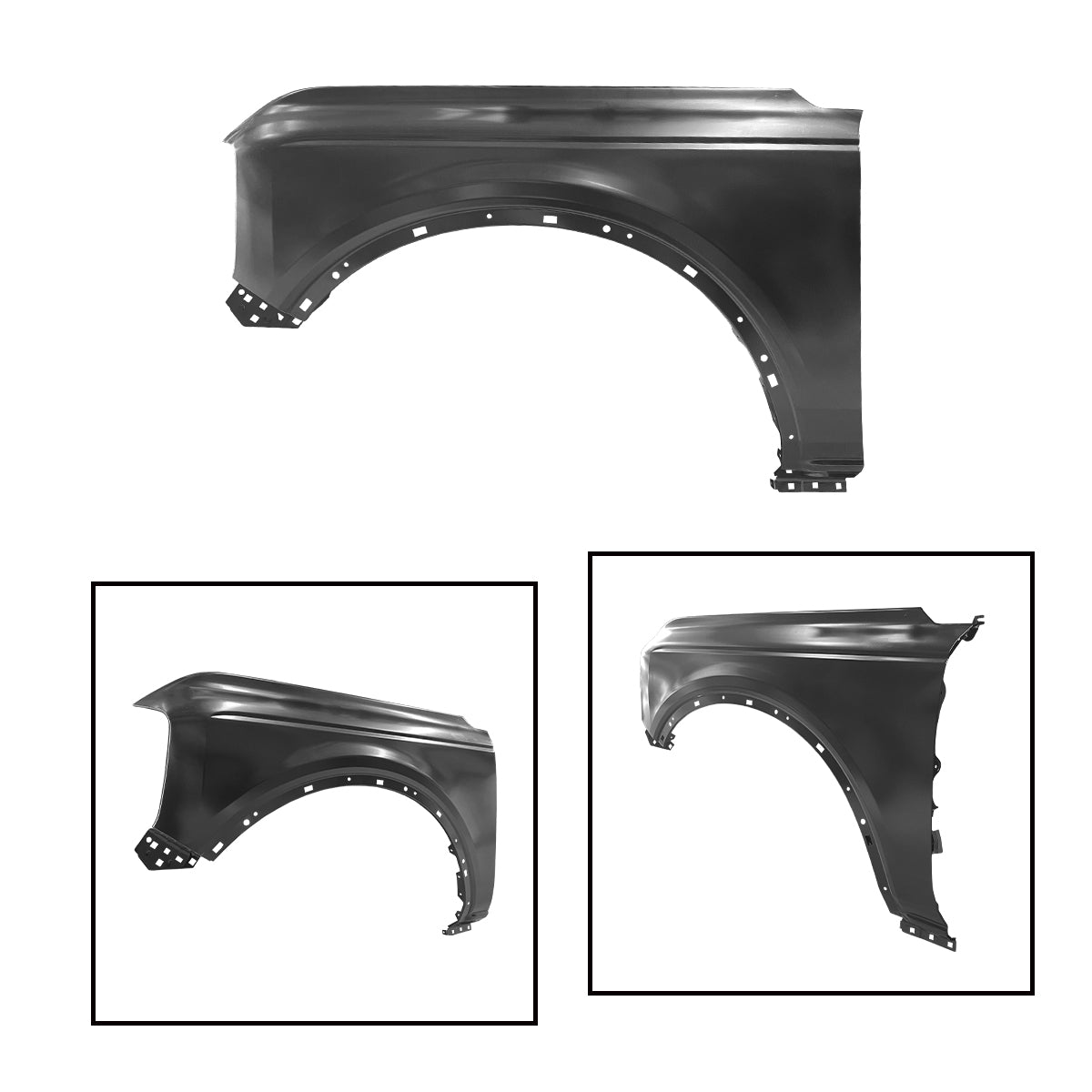 Replacement FRONT FENDER, LH, 2021-2023 Ford Bronco, M2DZ16006A